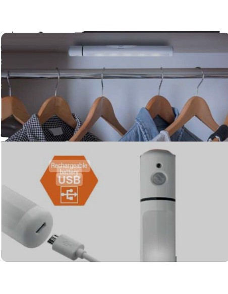 WIEDERAUFLADBARER LED-STICK IM SCHRANK